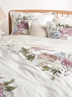 Funda nórdica de satén estampada Margot