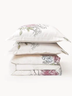 Funda nórdica de satén estampada Margot