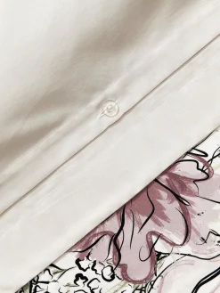 Funda nórdica de satén estampada Margot