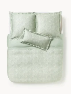 Funda nórdica de satén estampado Leticia