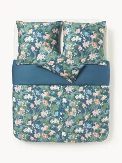 Funda nórdica de satén estampado Anthea