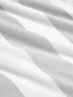 Funda nórdica doble cara de algodón a rayas Lorena