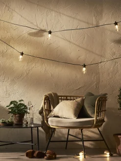 Guirnalda de luces LED para exterior con función de temporizador Selecta, tamaños diferentes