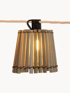 Guirnalda de luces LED solares de bambú Okinawa