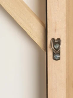 Impresión artesanal en lienzo con marco de madera Manos