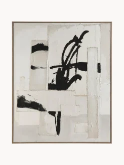 Impresión artesanal en lienzo con marco de madera Tokyo