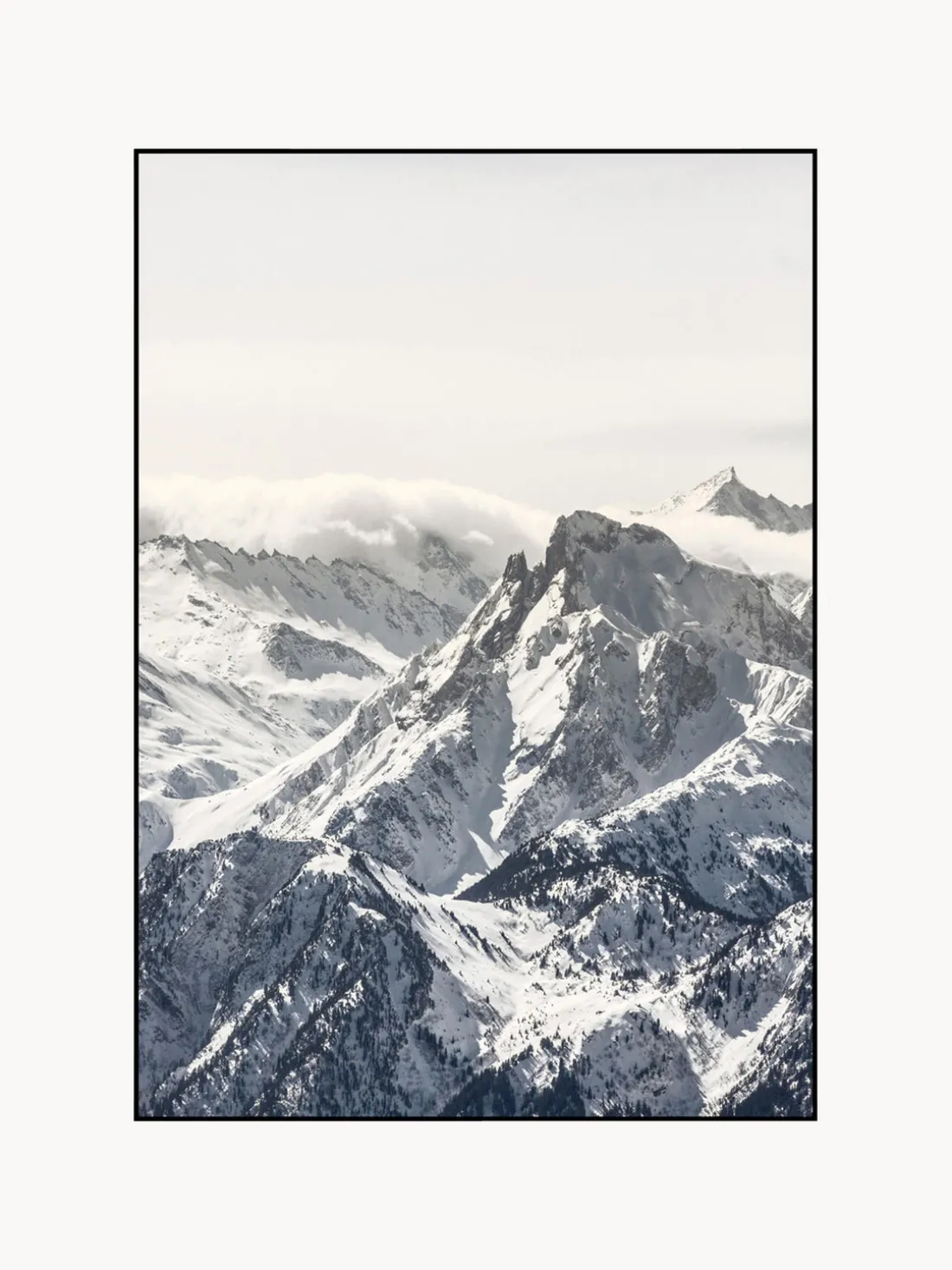 Impresión digital enmarcada White Mountain