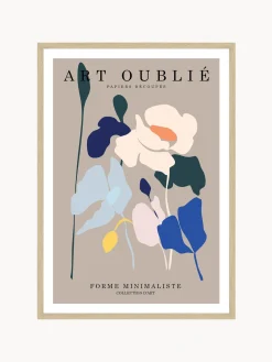 Impresión digital enmarcada Flower