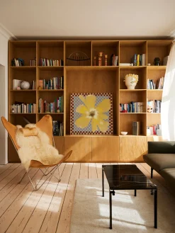 Impresión digital Flower With Checks 03