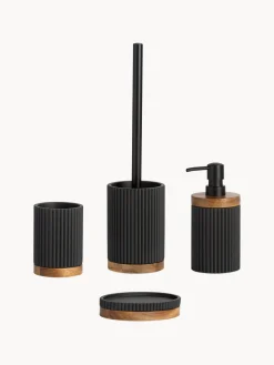 Jabonera con madera Laura