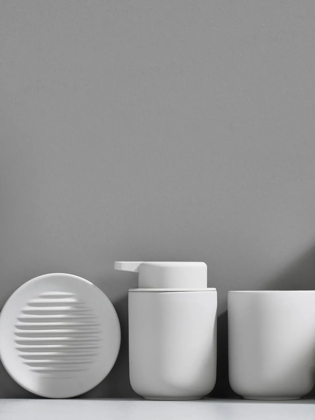 Jabonera con superficie suave al tacto Ume