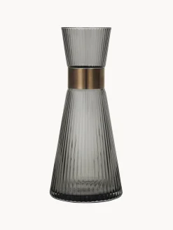 Jarra de vidrio ahumado soplado artesanalmente Grand Cru, 1 L