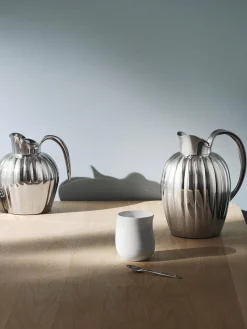 Jarra termo de acero inoxidable con relieves Bernadotte, 1 L