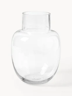 Jarrón artesanal clásico de vidrio Lotta, 25 cm