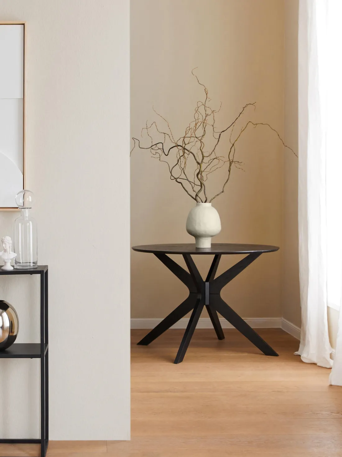 Jarrón artesanal de diseño de gres Saki, 32 cm