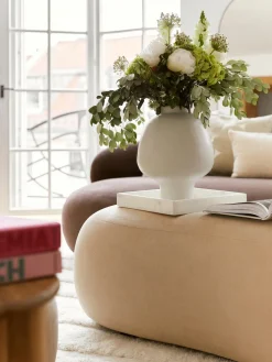 Jarrón artesanal de diseño de gres Saki, 40 cm