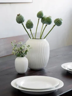 Jarrón artesanal de porcelana Hammershøi, 20 cm