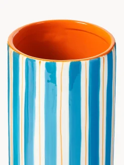 Jarrón artesanal de porcelana Ray, 24 cm