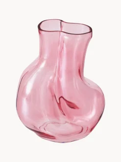 Jarrón artesanal de vidrio Gleam, 22 cm