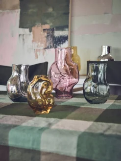 Jarrón artesanal de vidrio Gleam, 32 cm