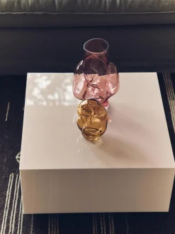 Jarrón artesanal de vidrio Gleam, 32 cm