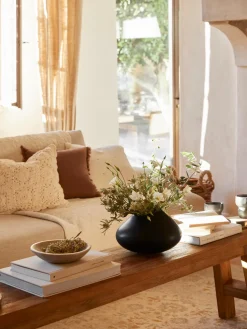 Jarrón artesanal Latona, 19 cm