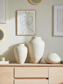 Jarrón artesanal Latona, 41 cm