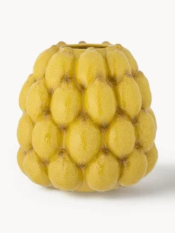Jarrón artesanal Limone, Al 22 cm