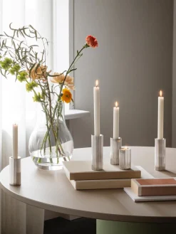 Jarrón de acero inoxidable Henning Koppel, 8 cm