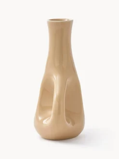 Jarrón de cerámica artesanal Three Ears, 21 cm