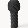Jarrón de cerámica pintado a mano Twist Ball, 34 cm