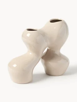 Jarrón de gres Madhuri, 25 cm