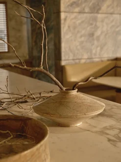 Jarrón de mármol Dune, 15 cm