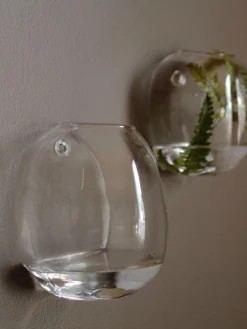 Jarrón de pared Pebble, Ø 18 cm