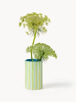 Jarrón de porcelana artesanal Ray, 13 cm