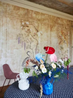 Jarrón de porcelana Crumple, 26 cm