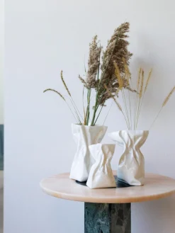 Jarrón de porcelana de diseño Adelaide, 14 cm