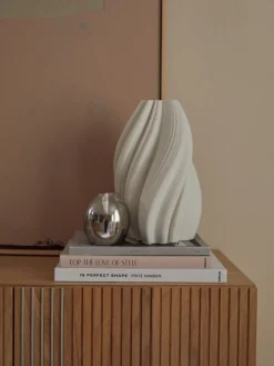 Jarrón de porcelana en 3D Melody, 29 cm