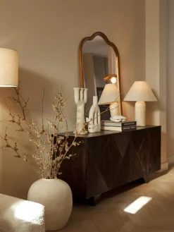 Jarrón de suelo de gres Bruno, 44 cm