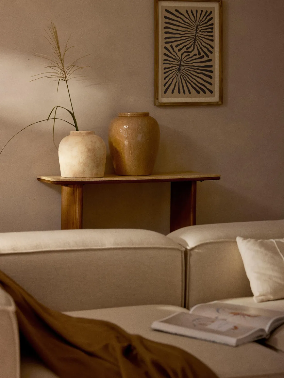 Jarrón de suelo de terracota Hilo, 28 cm