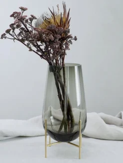 Jarrón de suelo soplado Échasse, 28 cm