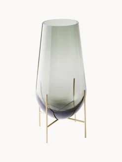 Jarrón de suelo soplado Échasse, 28 cm