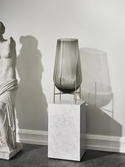 Jarrón de suelo soplado Échasse, 28 cm