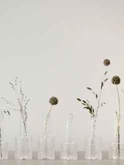 Jarrón de vidrio alto Airy, 16 cm