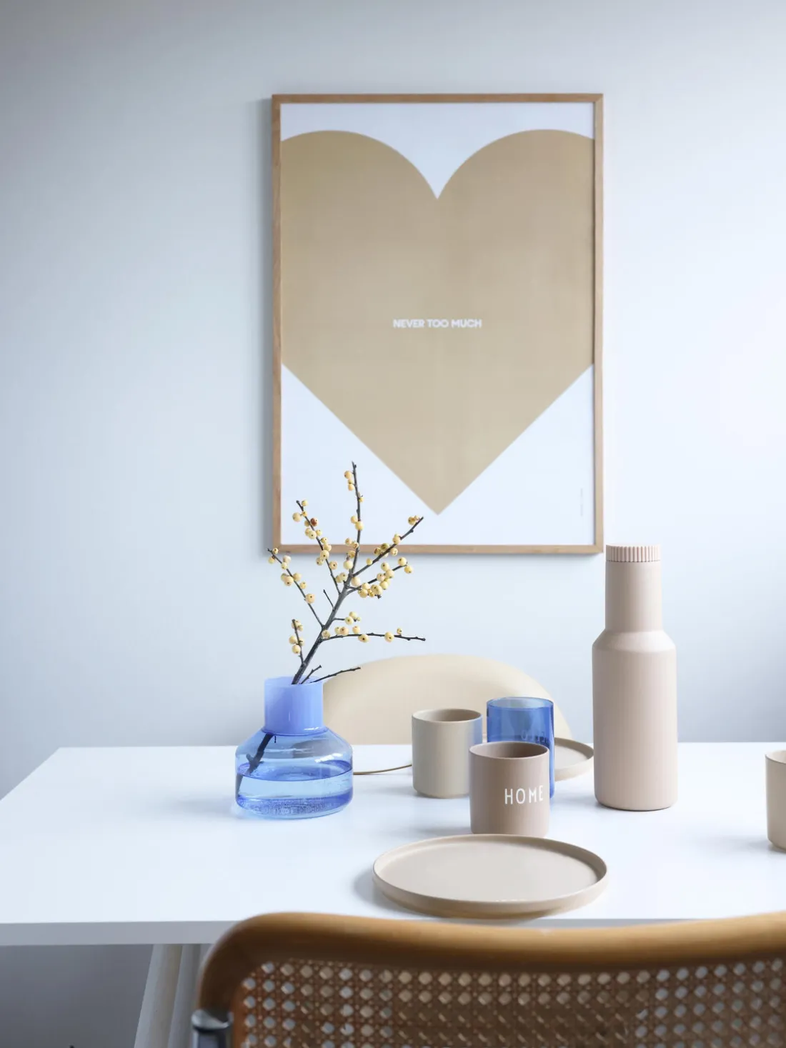 Jarrón de vidrio borosilicato Generous, 14 cm