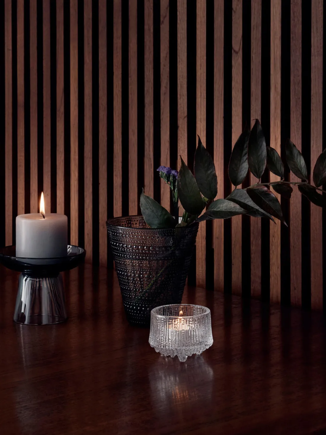 Jarrón de vidrio Kastehelmi, Al 15 cm