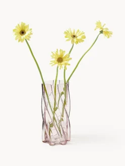 Jarrón de vidrio Marshmallow, 25 cm