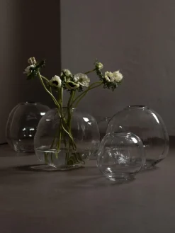 Jarrón de vidrio Pebble, Ø 28 cm