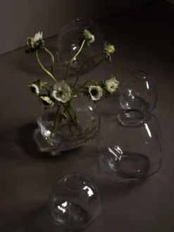 Jarrón de vidrio Pebble, Ø 28 cm