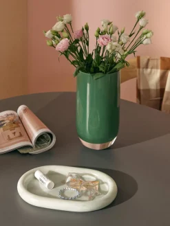 Jarrón de vidrio Rosabella, 28 cm